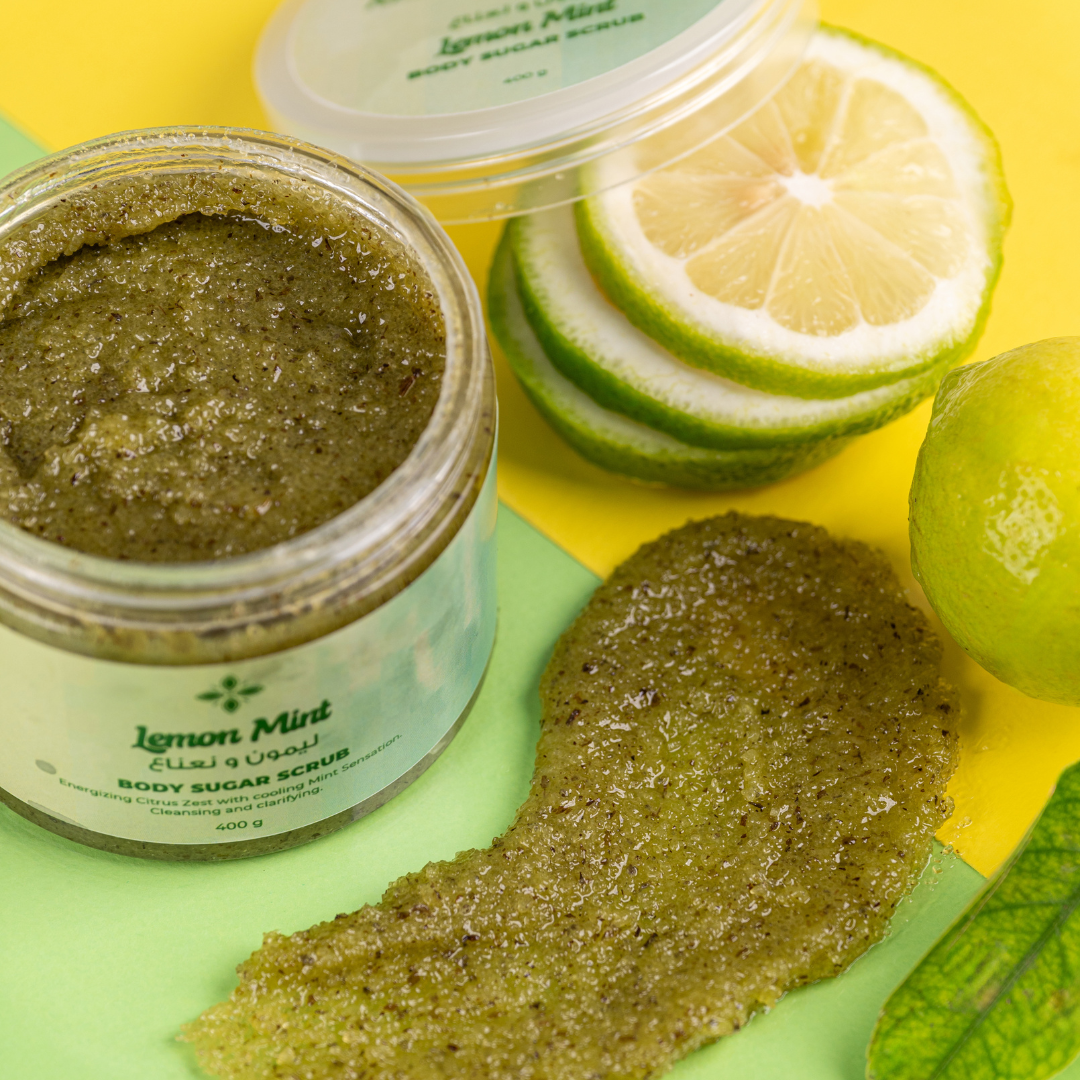 Lemon Mint Body Sugar Scrub 400g