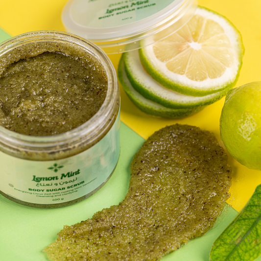 Lemon Mint Body Sugar Scrub 400g image 3