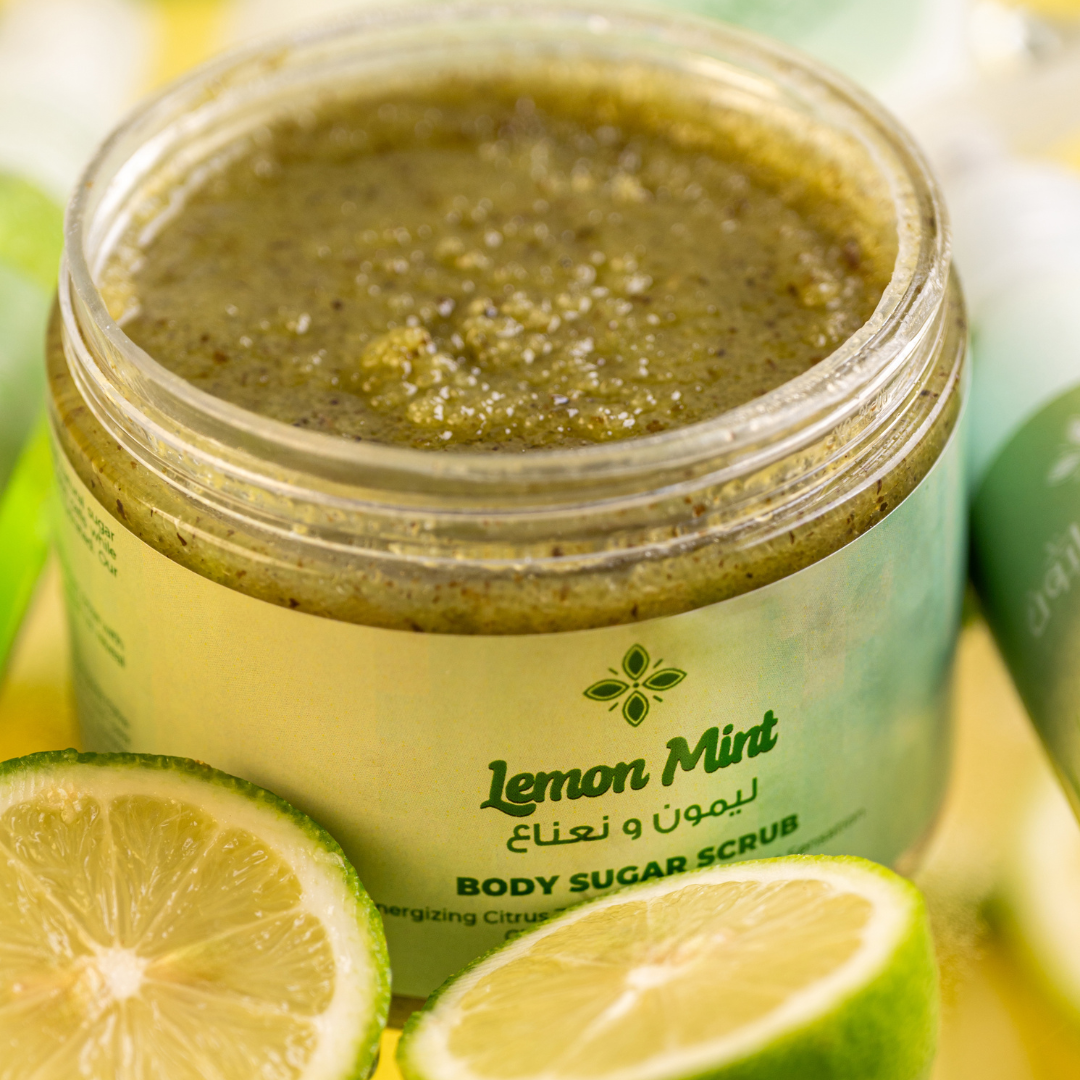 Lemon Mint Body Sugar Scrub 400g